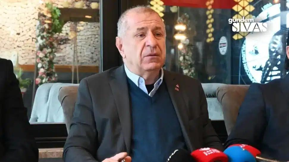 Ümit Özdağ, Sivas'ta Açıklamlarda Bulundu