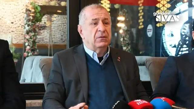 Ümit Özdağ, Sivas'ta Açıklamlarda Bulundu