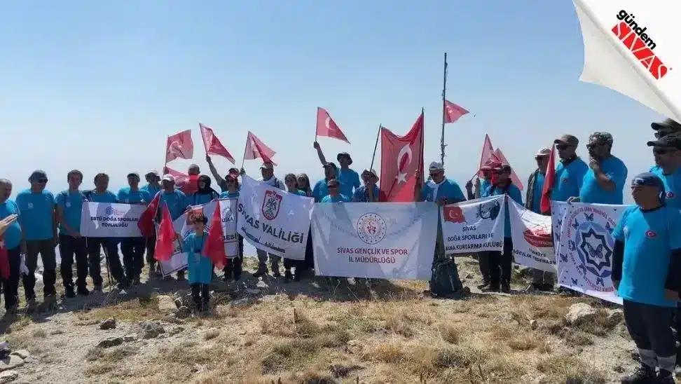 Sivas Kongresi Anısına Yıldız Dağı’na Tırmanıldı