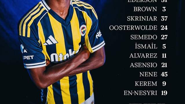 Fenerbahçe'nin Gaziantep FK Maçındaki İlk 11'i Açıklandı