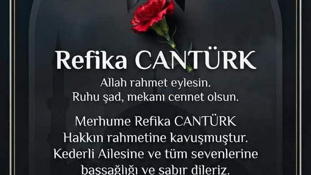 Zaralı Rektör Nuh Zafer Cantürk Annesini Kaybetti