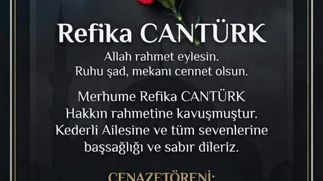 Zaralı Rektör Nuh Zafer Cantürk Annesini Kaybetti