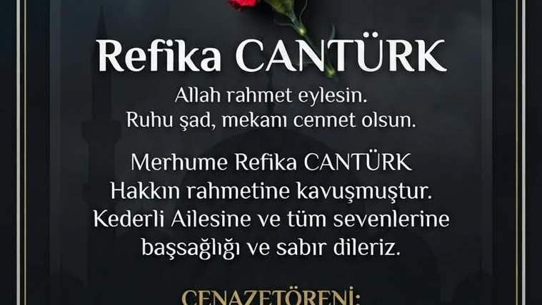 Zaralı Rektör Nuh Zafer Cantürk Annesini Kaybetti