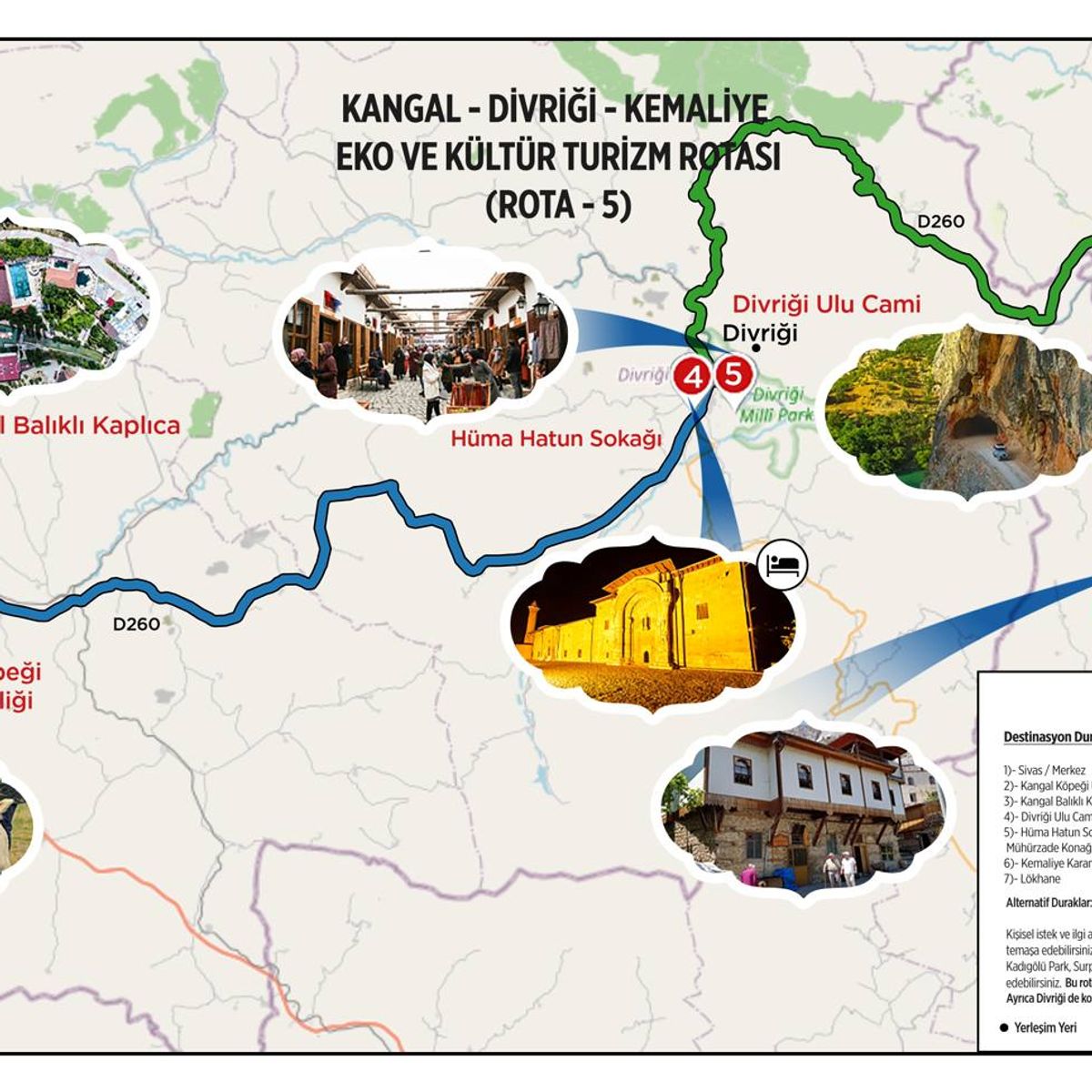 Sivas-Kangal-Divriği Turizm Koridoru Geliyor