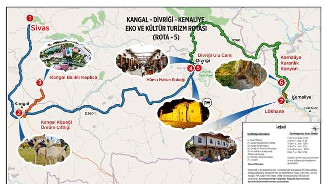 Sivas-Kangal-Divriği Turizm Koridoru Geliyor