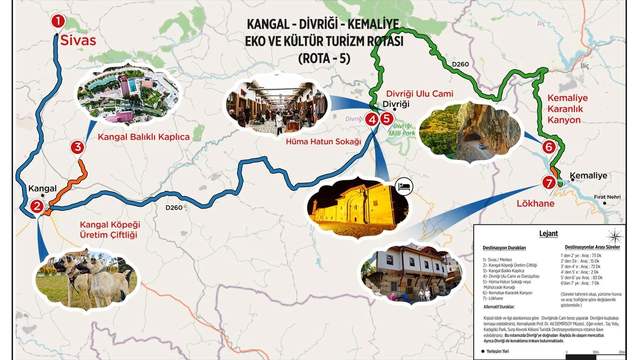 Sivas-Kangal-Divriği Turizm Koridoru Geliyor