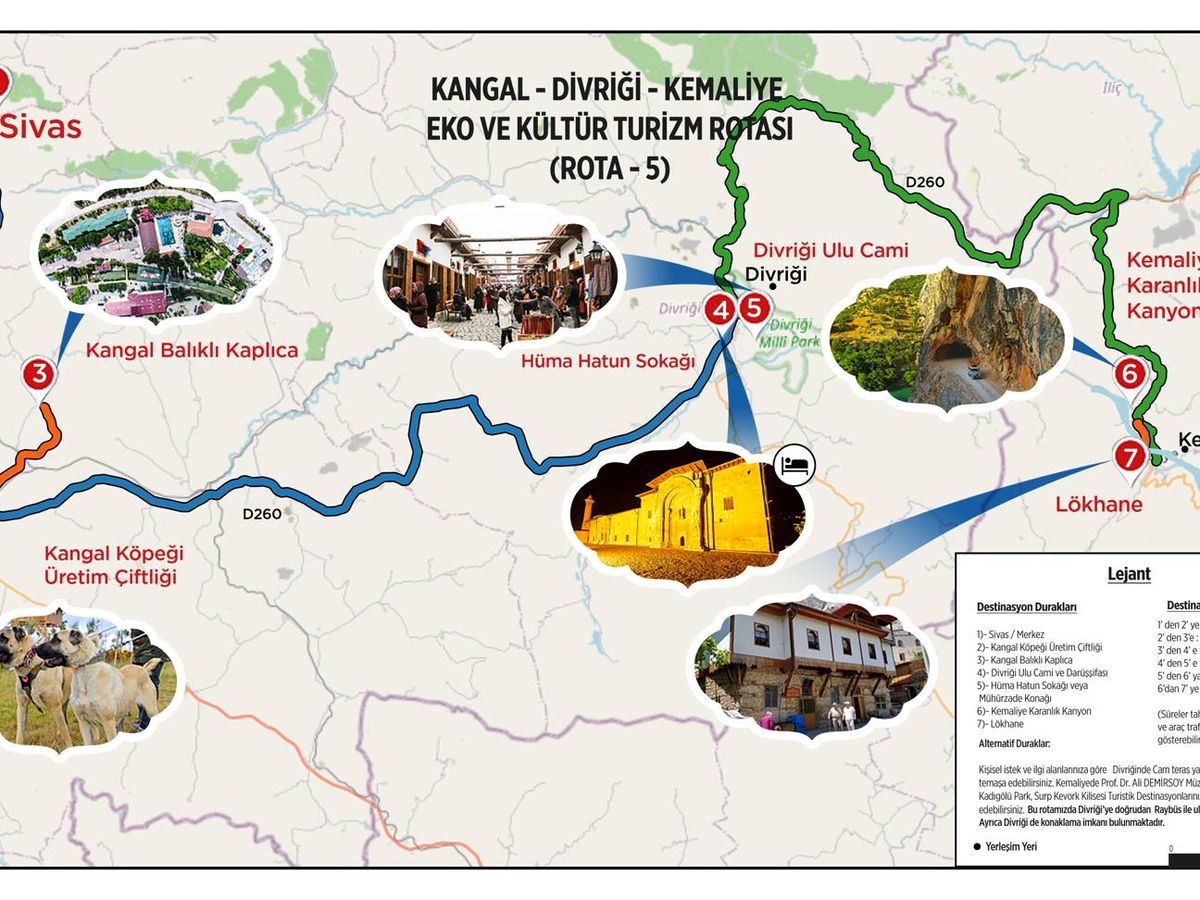 Sivas-Kangal-Divriği Turizm Koridoru Geliyor