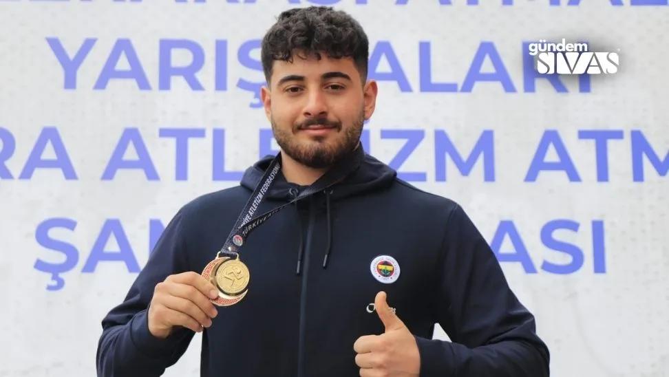 Sivaslı Sporcudan Altın Madalya