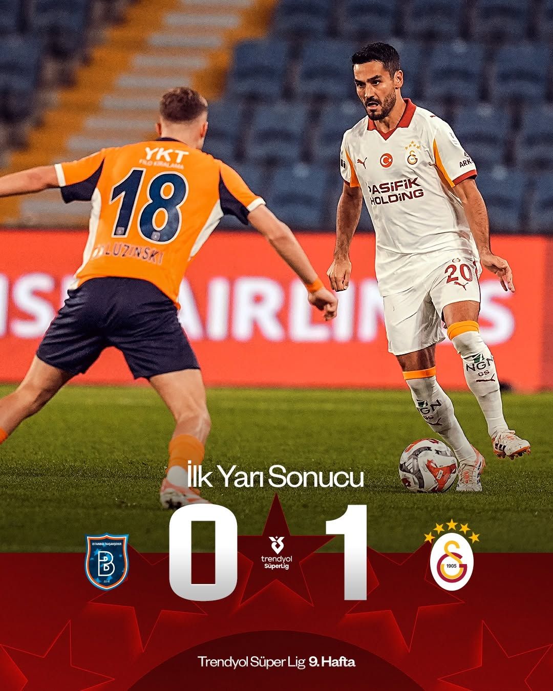 Galatasaray Sert Mücadelede Başakşehir'i Devirdi!