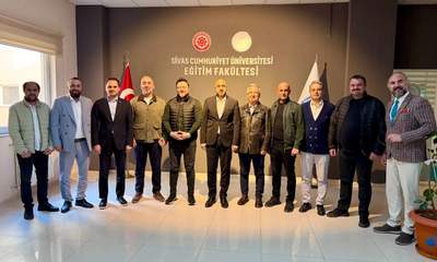 Dekan Prof. Dr. Taner Çifçi'ye CÜSK'ün Önceki Yönetiminden Vefa Ziyareti