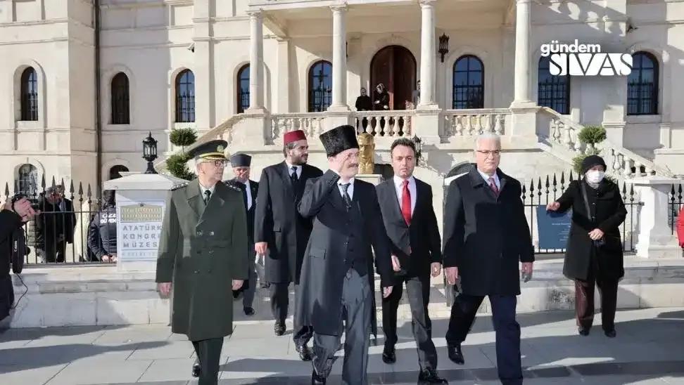 Atatürk'ün Sivas'tan Ayrılışı Canlandırıldı