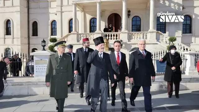Atatürk'ün Sivas'tan Ayrılışı Canlandırıldı