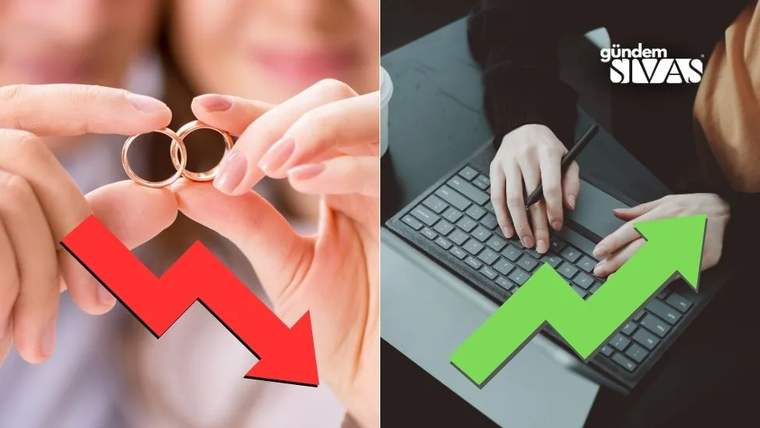 Çalışma Oranı Artarken Evlilik Oranı Düşüyor!