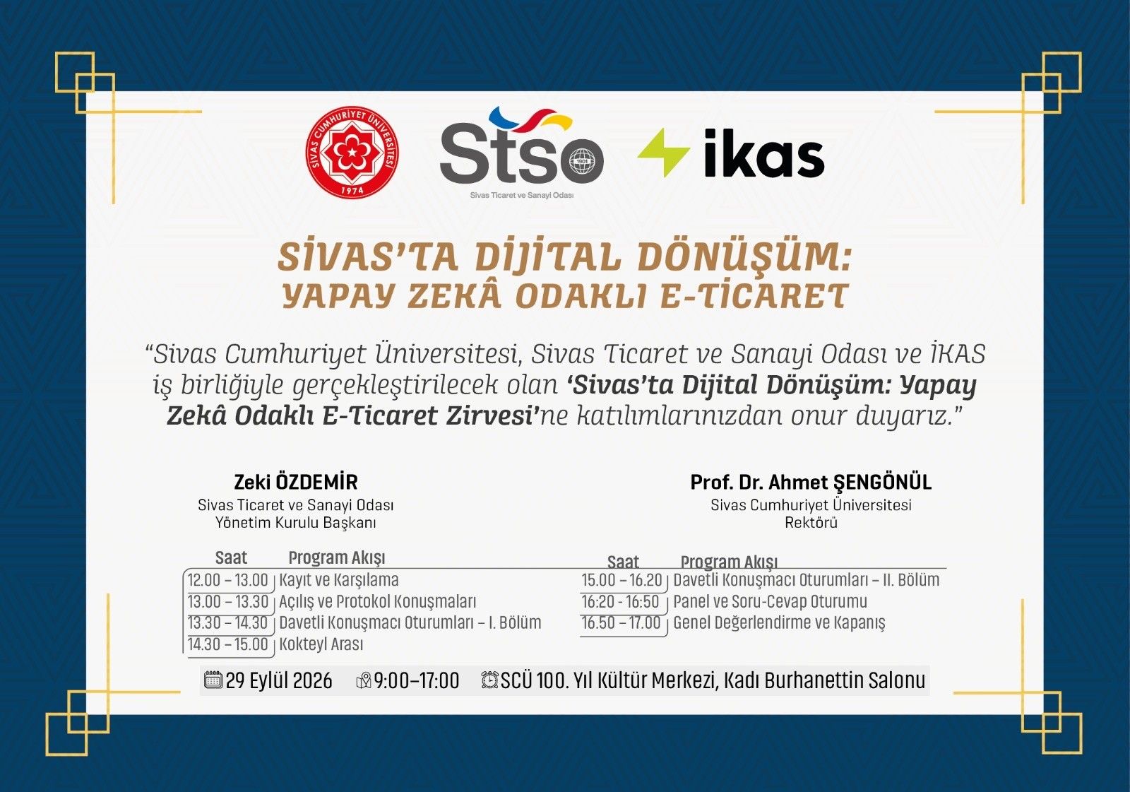 Sivas’ta Yapay Zekâ ve E-Ticaret Buluşması