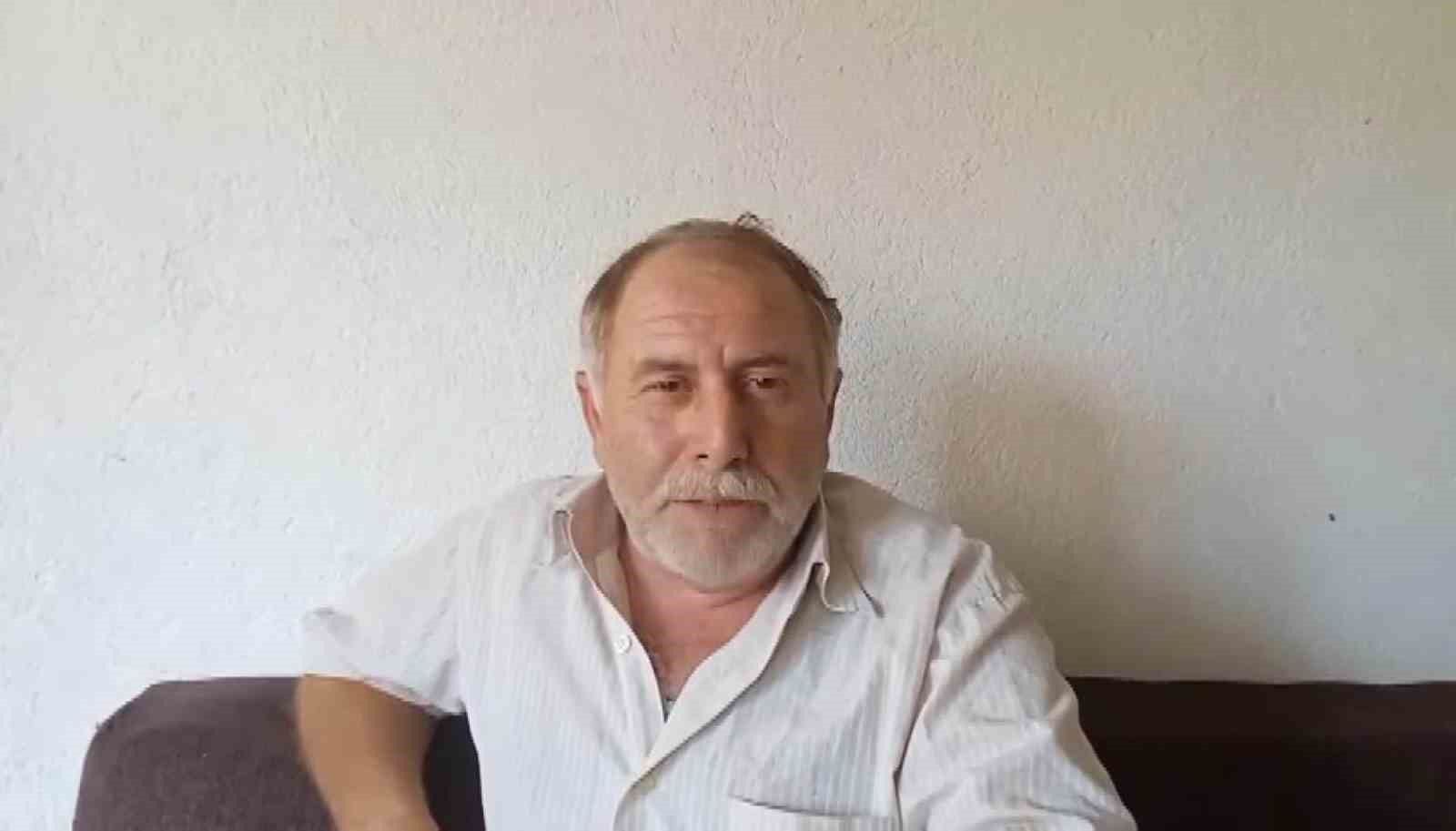 Sıcaktan bunalan Mehmet Gökçe, yağmur başlayınca ne yaptı