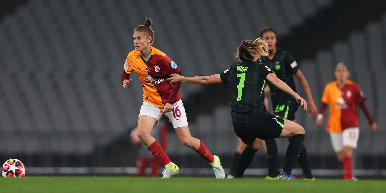Galatasaray Petrol Ofisi, Şampiyonlar Ligi'nde Wolfsburg'a farkı mağlup oldu