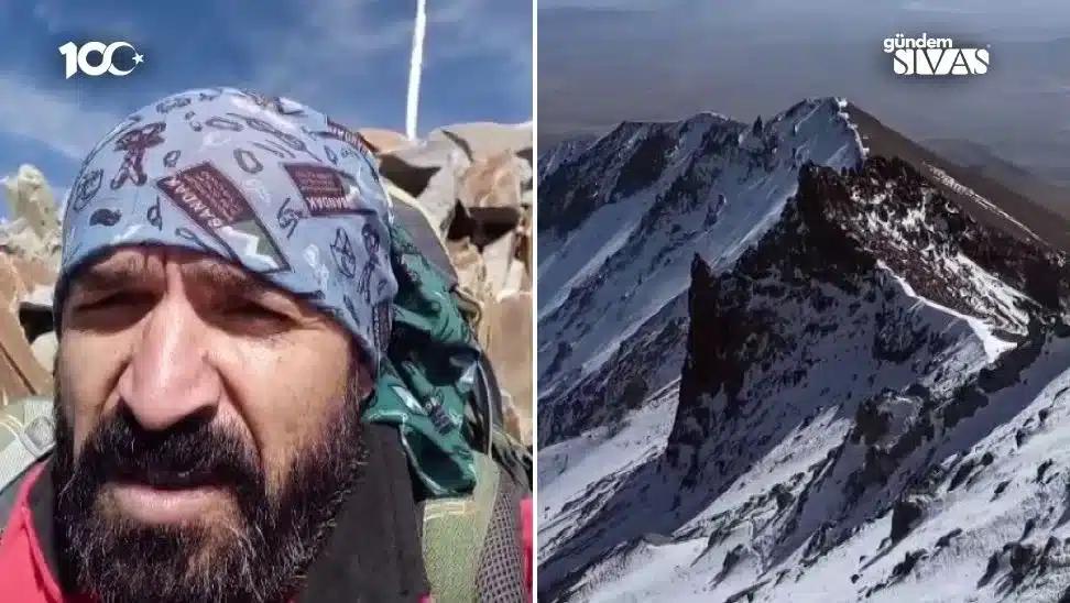 Sivaslı Dağcı, Erciyes'ten Seslendi