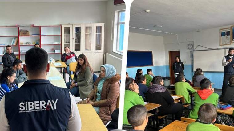 Siber Suçlarla Mücadele Şube Müdürlüğü okullarda eğitim gerçekleştirdi