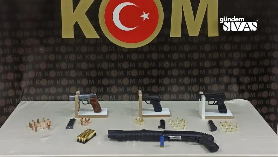 Sivas'ta Yasadışı Silah Ticaretine Büyük Darbe!