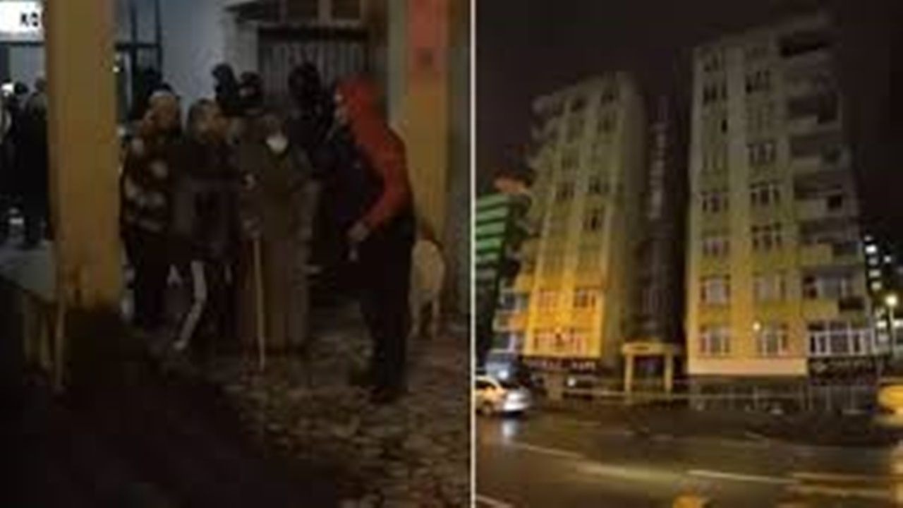 Rize'de fırtına bina tahliyesine neden oldu