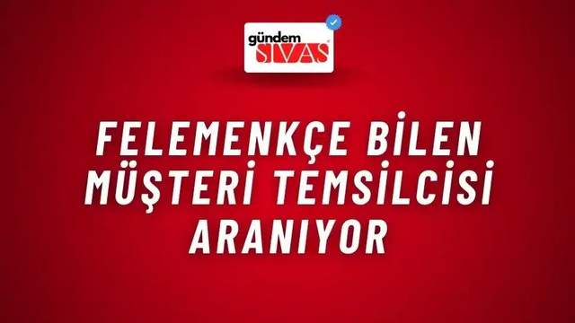 Felemenkçe Bilen Müşteri Temsilcisi Aranıyor