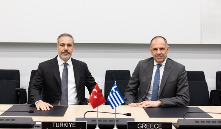 Fidan ve Yerapetritis Brüksel'de buluştu