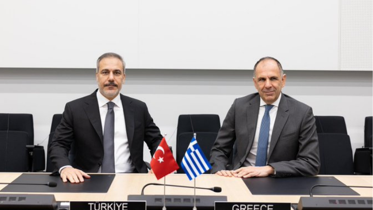 Fidan ve Yerapetritis Brüksel'de buluştu