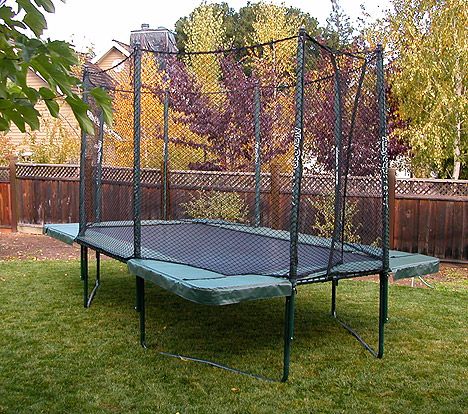 VariableBounce 10x17ft Rectangular Trampoline - ReadyPlaySet