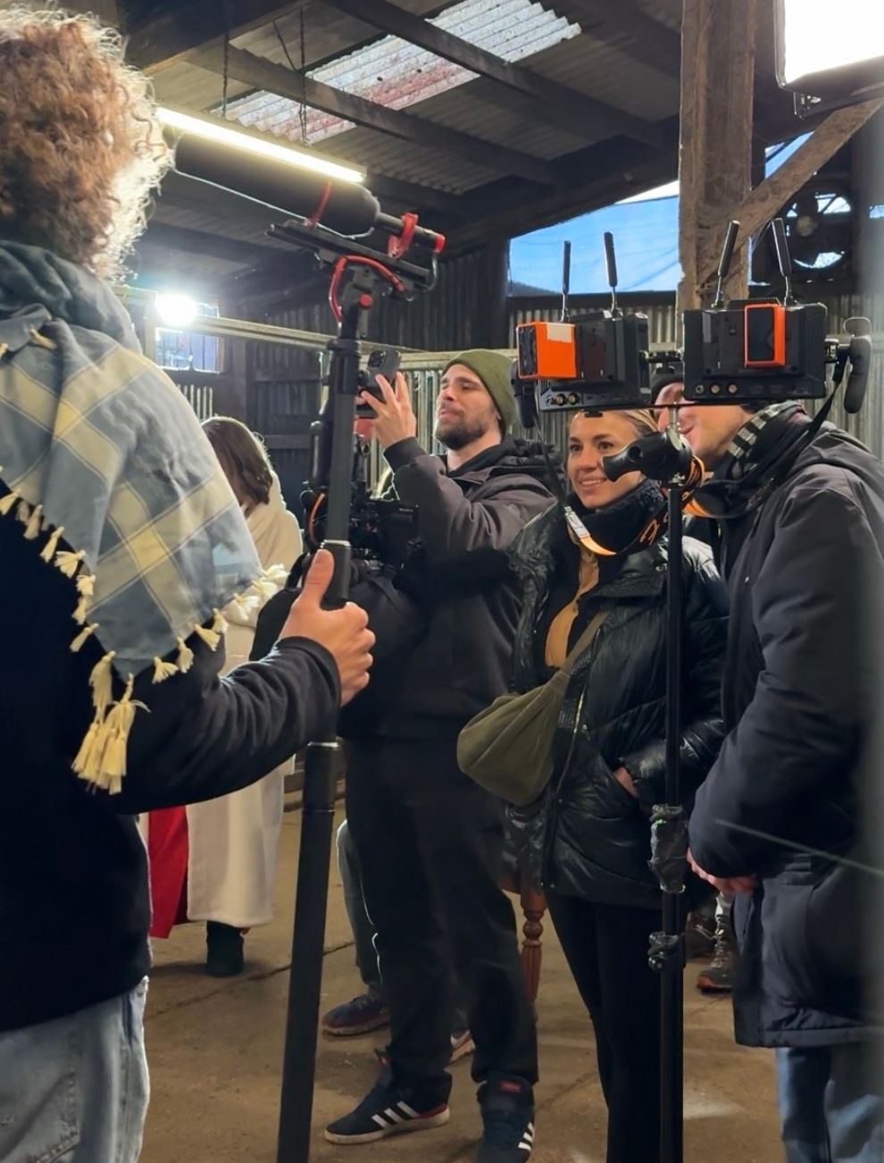 Dashing Pictures crew preparing a camera setup