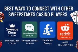 Best Ways to Connect with Other Sweepstakes Casino Players - Online Forums, Social Media, Tournaments, And Community Events