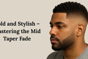 Bold and Stylish – Mastering the Mid Taper Fade