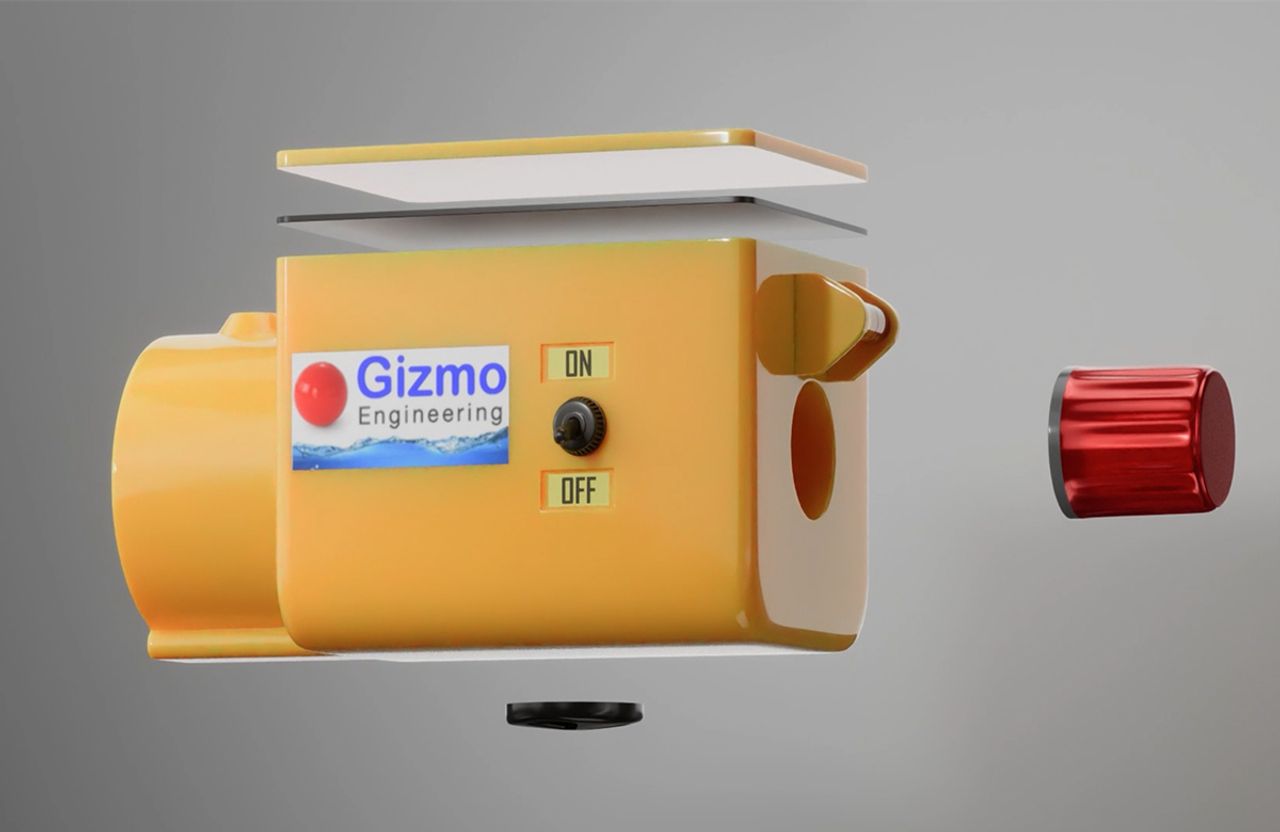 Gizmo Height Bar Alarm — Industrial Safety Animation
