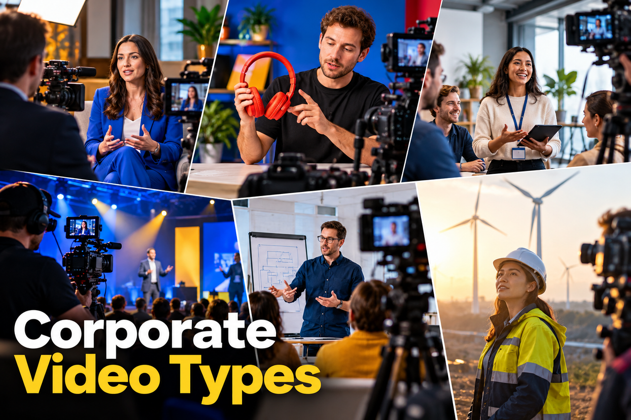 Editorial concept for corporate video production