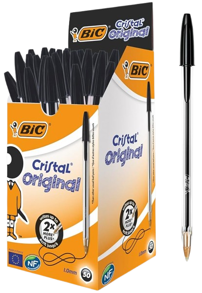 BIC Cristal Black Pen,