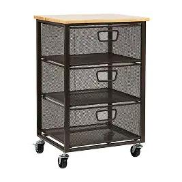 Mind Reader Cart with Drawers
