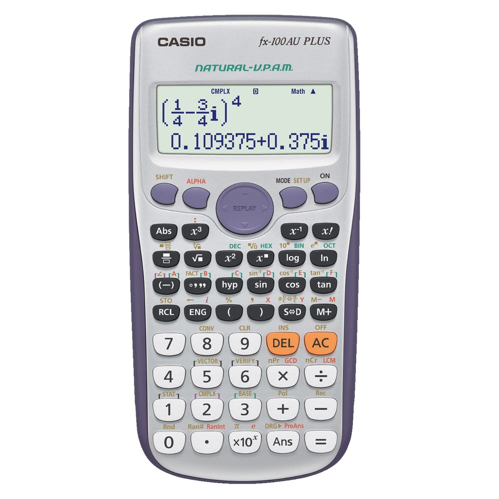 Casio Natural display calculator
