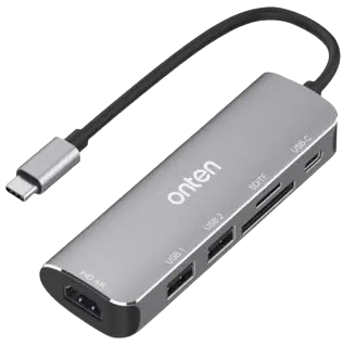 Onten 5-in-1 USB-C Multi-function Station