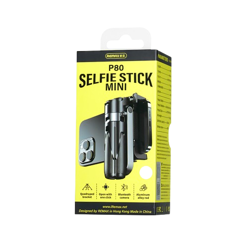 REMAX P80 Mini Selfie Stick â The Pocket-Sized Content Creator