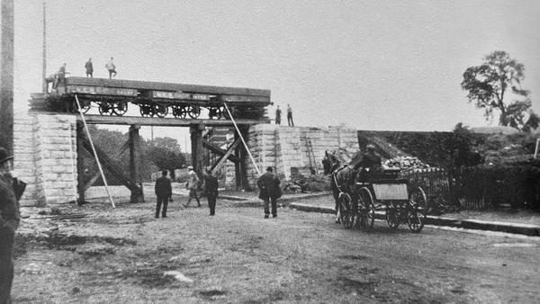 Old railway bridge site in Ponteland