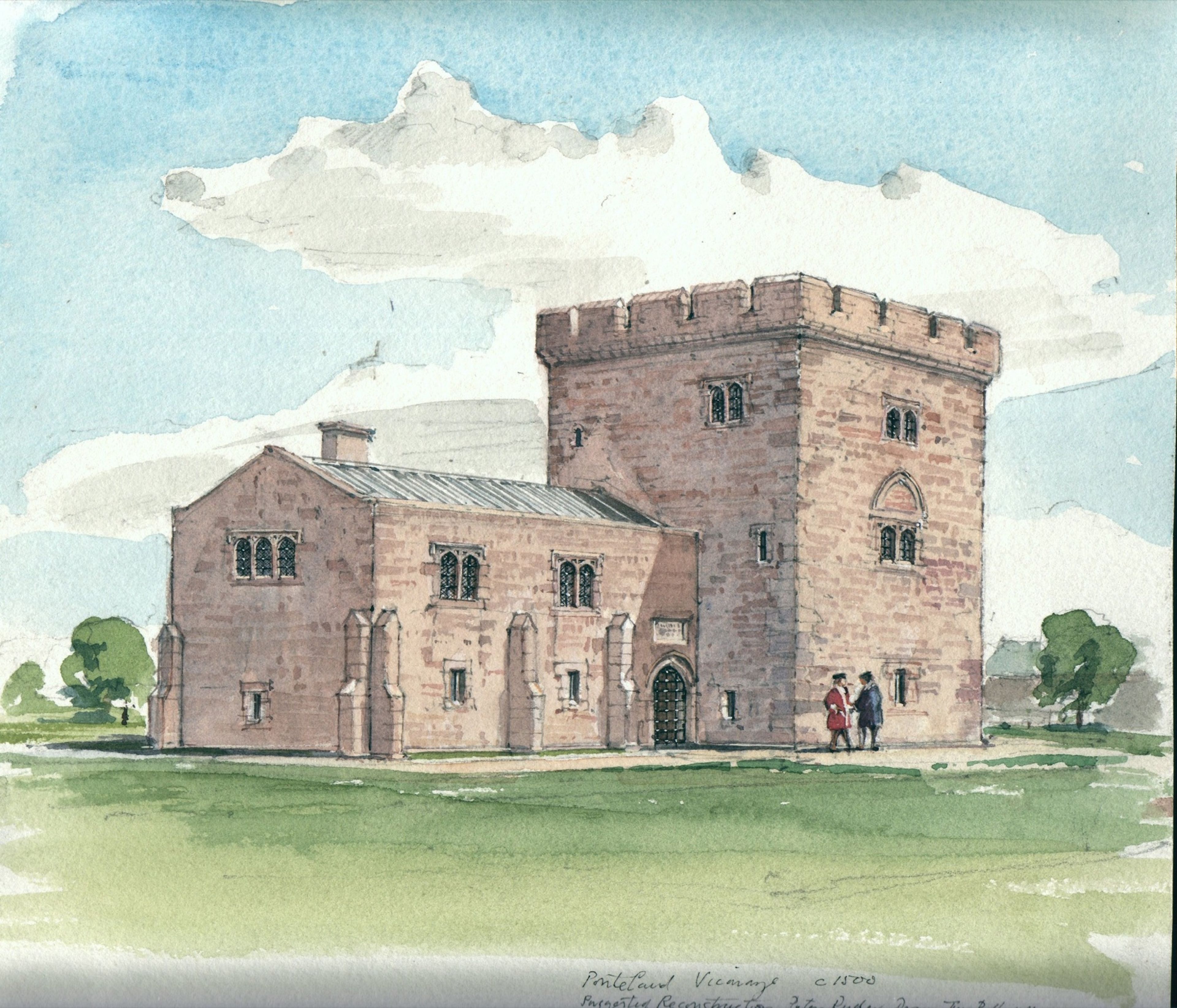 Vicar's Pele Tower, historical landmark (2 of 3)