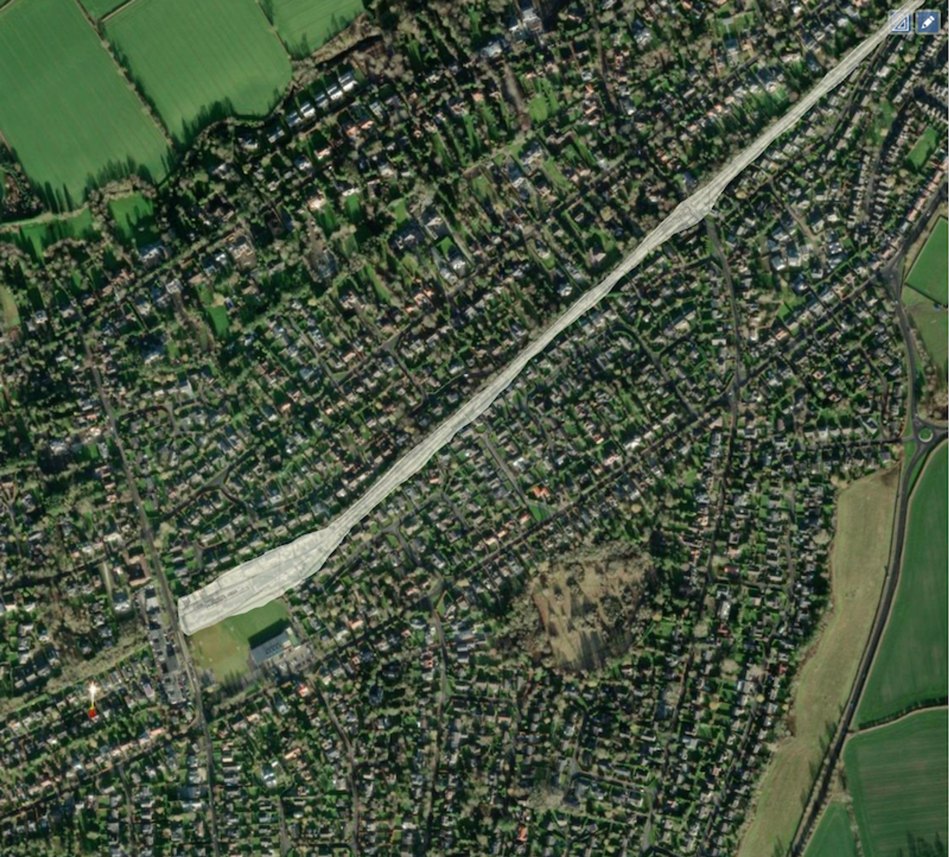Old Railway Line, now a bridlepath (2 of 3)
