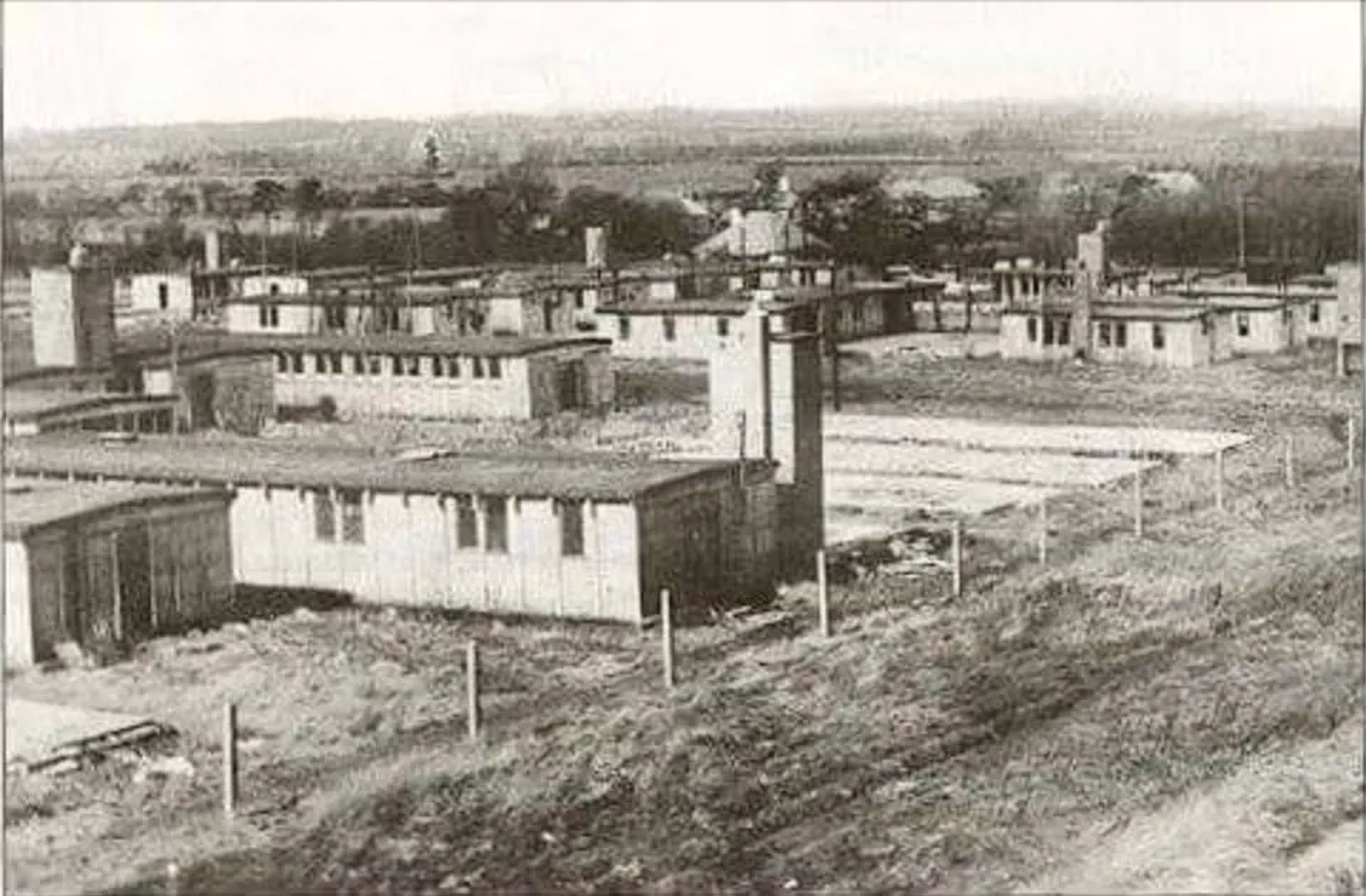 A pic of the Prisoner of War camp at Darras Hall
