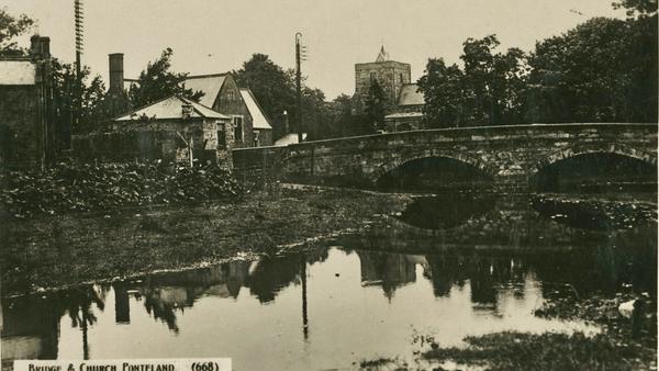 Ponteland Bridge over the river Pont