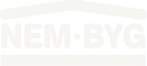Firma logo i sort på hvid baggrund, med grønne streger ovenpå og nedenunder.