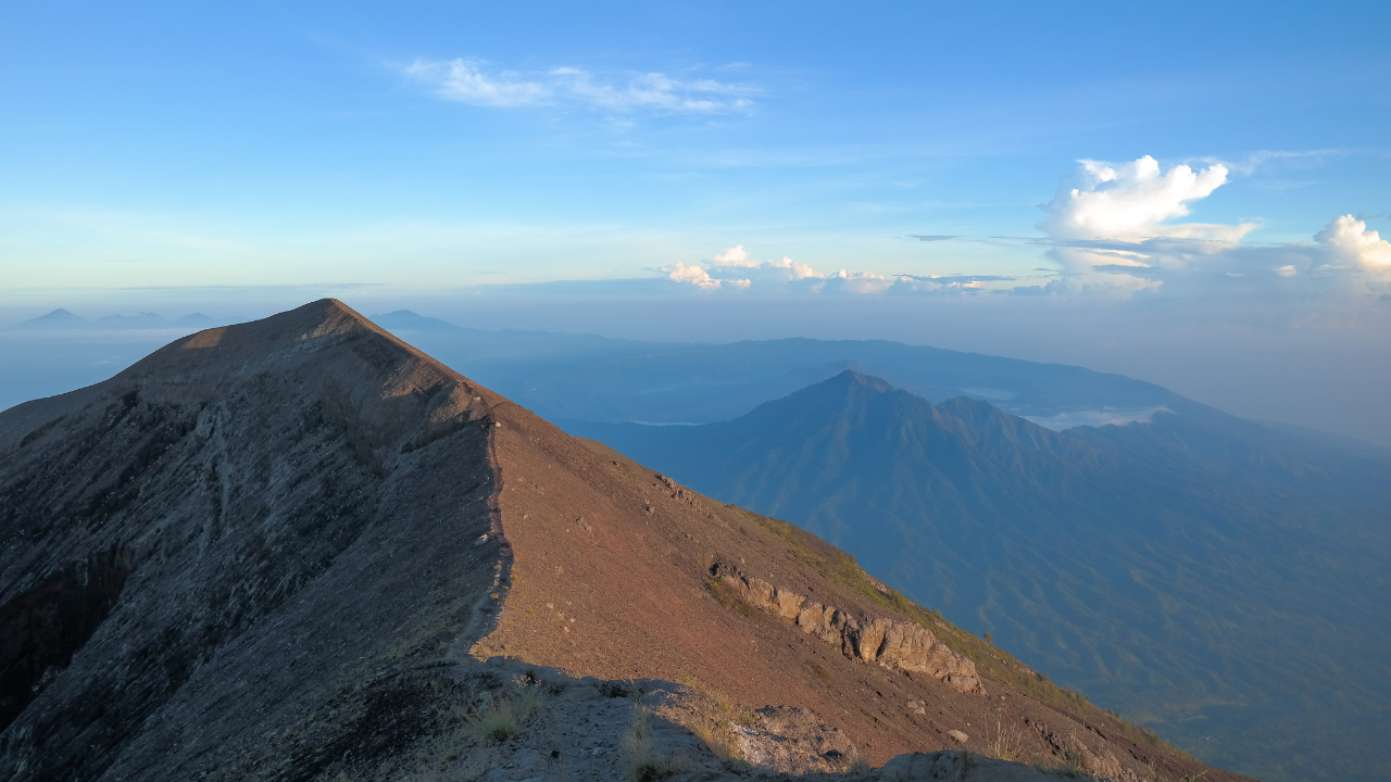 Volcanic activity at Mount Agung