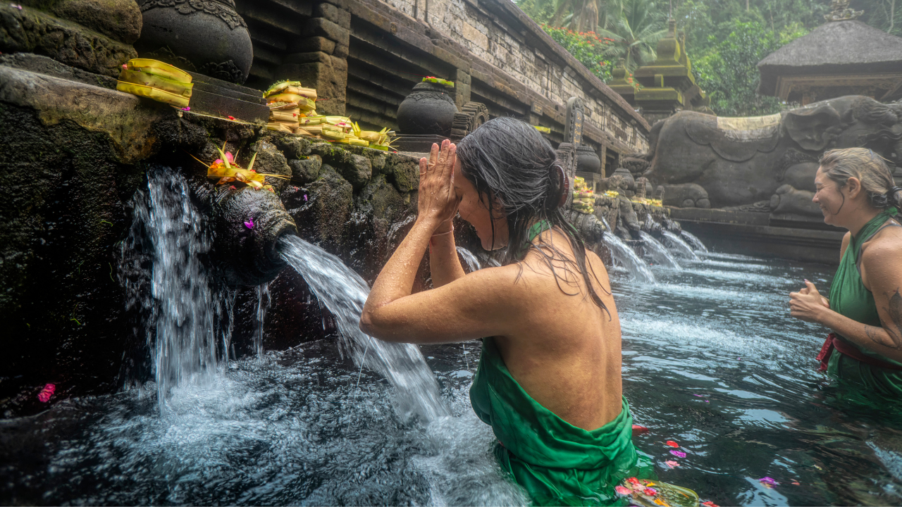 Melukat ceremony