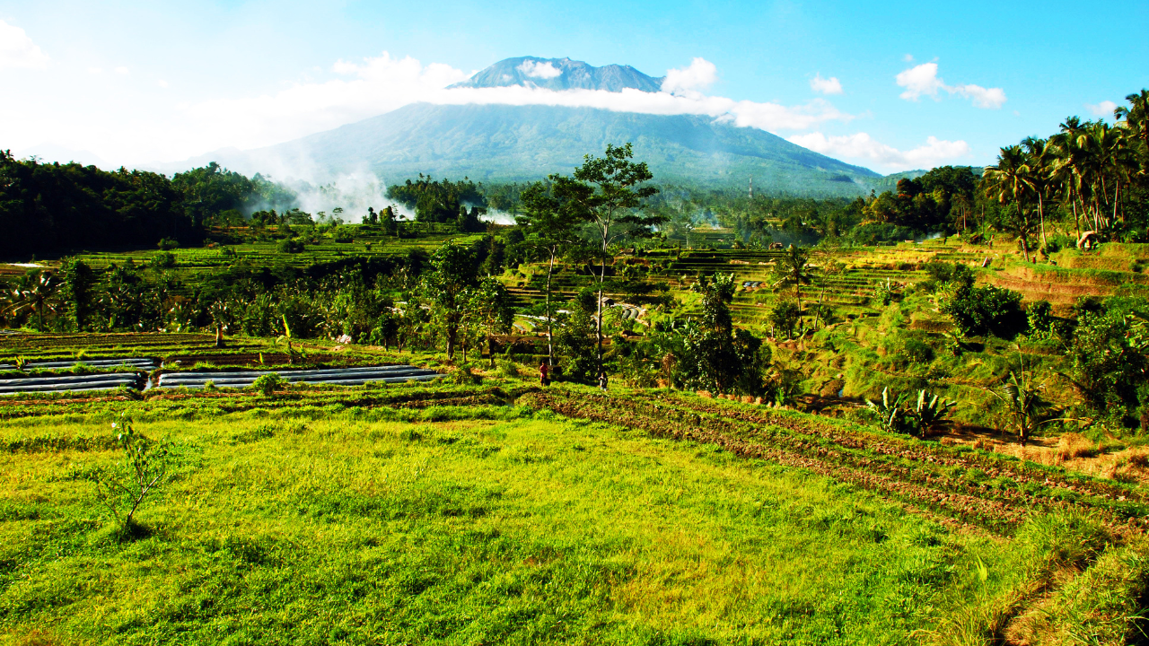 Mount agung a natural wonder
