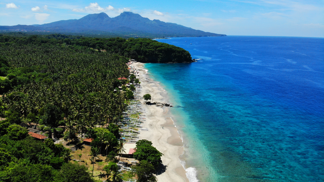 Virgin beach and its amazing views
