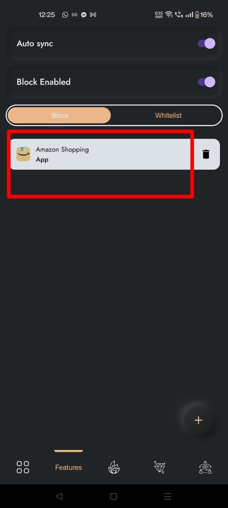 app added to list