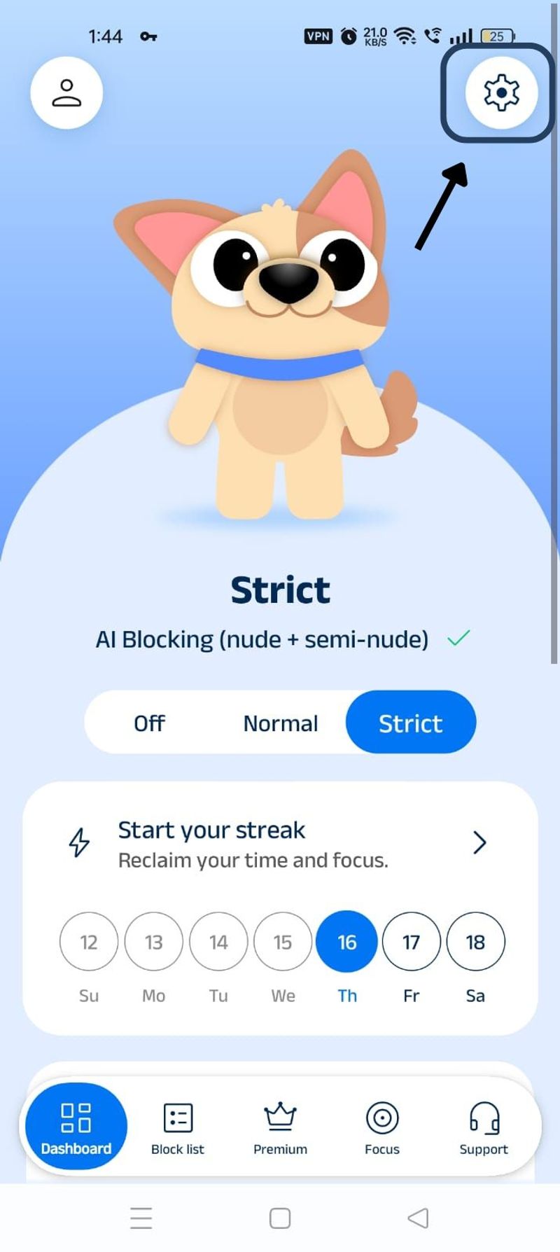 blockp Porn Blocking Mode